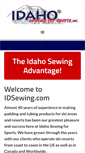 Mobile Screenshot of idsewing.com